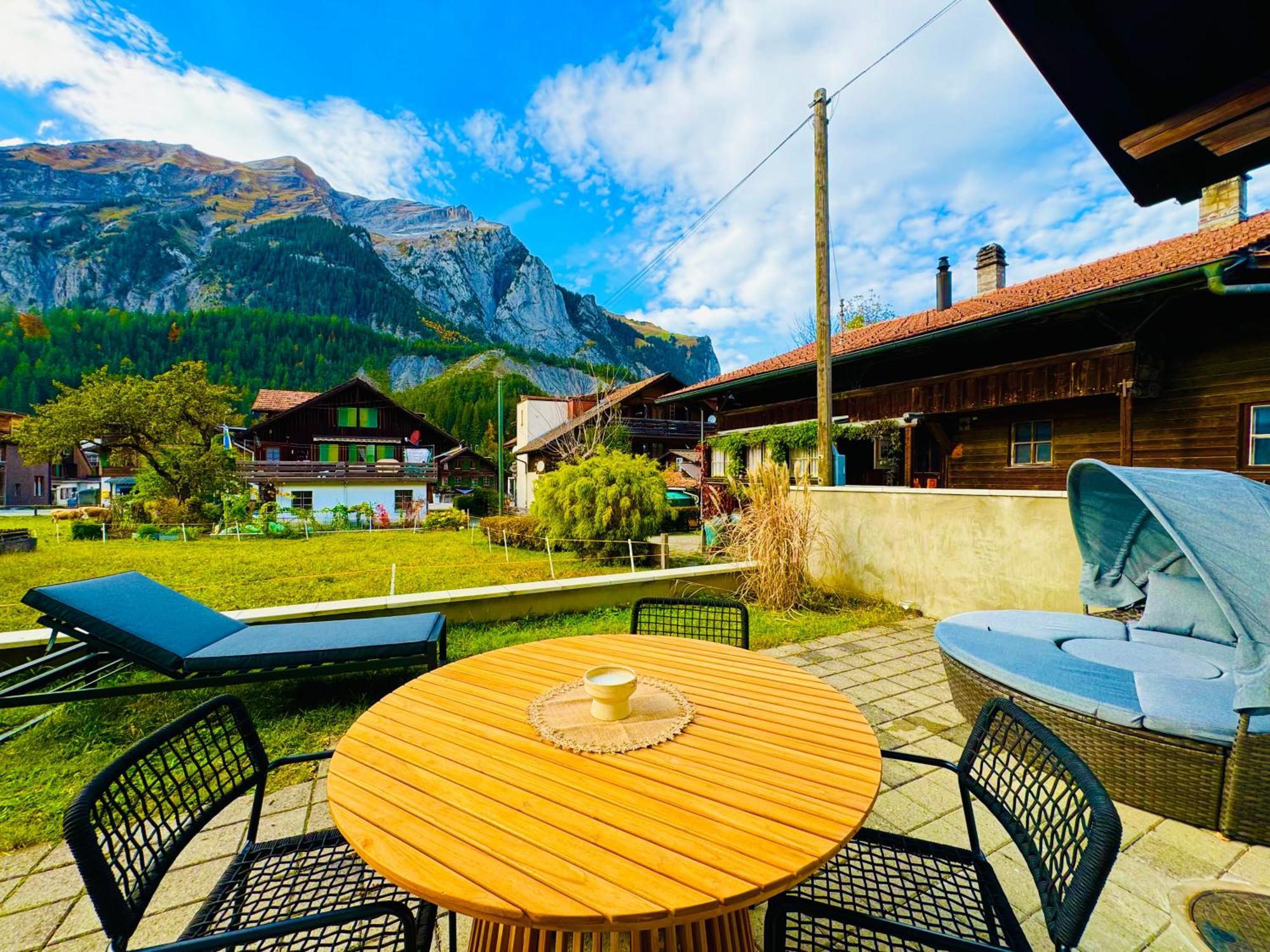カンデルシュテッグCute & Cozy Oasis, Private Afternoon Sun Terraceアパートメント エクステリア 写真